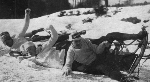 Wintersport in Schierke. 1929.