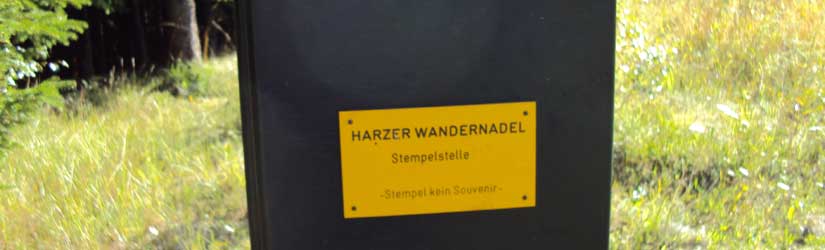 Stempelkasten der Harzer Wandernadel